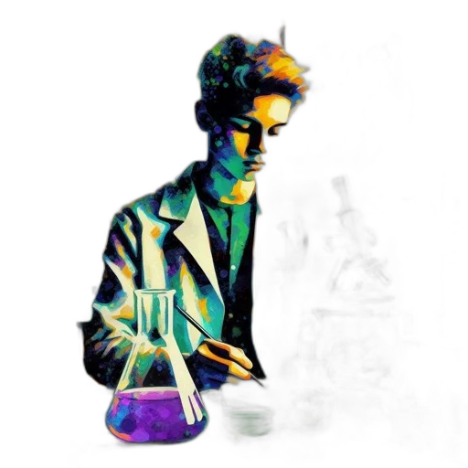 jacket, bottle, vaporwave, concept art transparent PNG cut-out