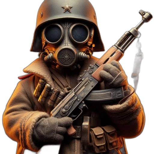 mask, weapon, robot, staff transparent PNG cut-out