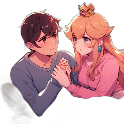 crown, watercolor, anime, pixel art transparent PNG cut-out