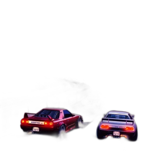 car, concept art, 3d render, photorealistic transparent PNG cut-out