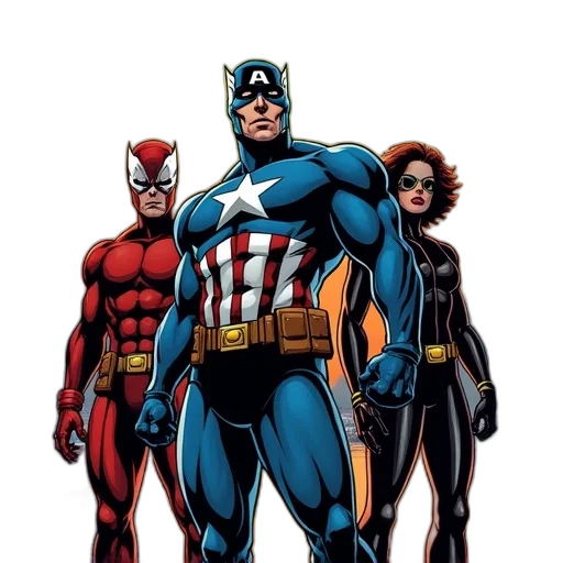 comic book art, concept art, west, coast transparent PNG cut-out