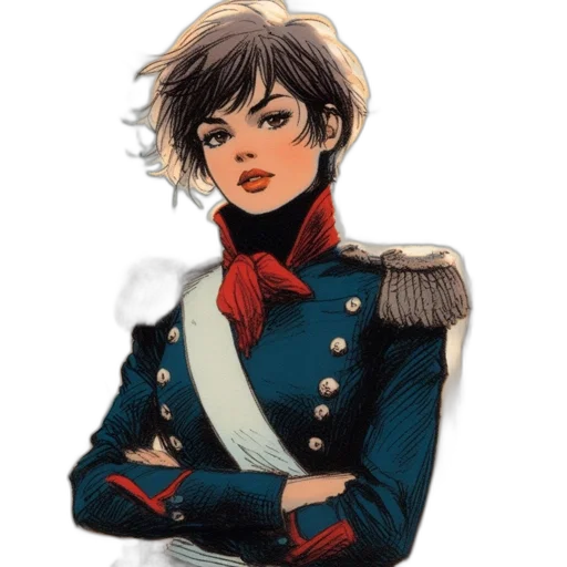 jacket, staff, face, concept art transparent PNG cut-out