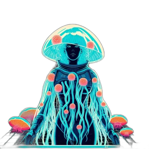 hat, dress, creature, hair transparent PNG cut-out