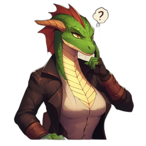 dragon, staff, jacket, pixel art transparent PNG cut-out