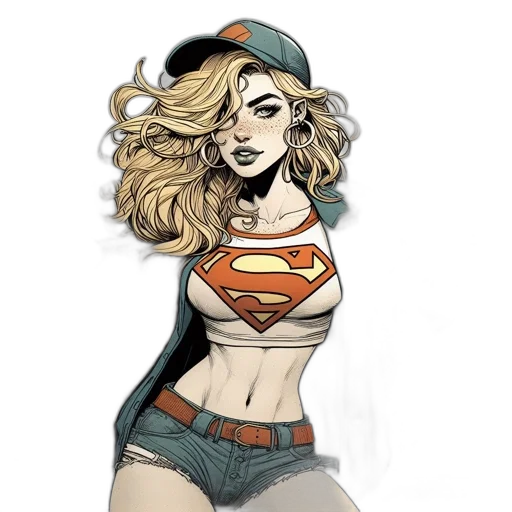comic book art, cartoon, concept art, fantasy art transparent PNG cut-out