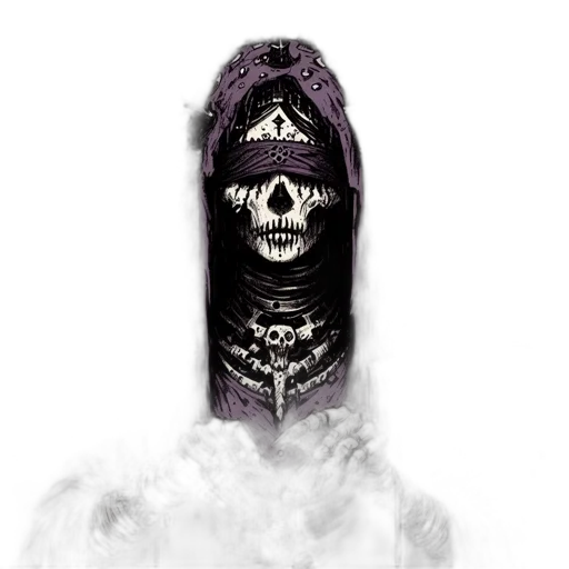 mask, hat, jacket, face transparent PNG cut-out
