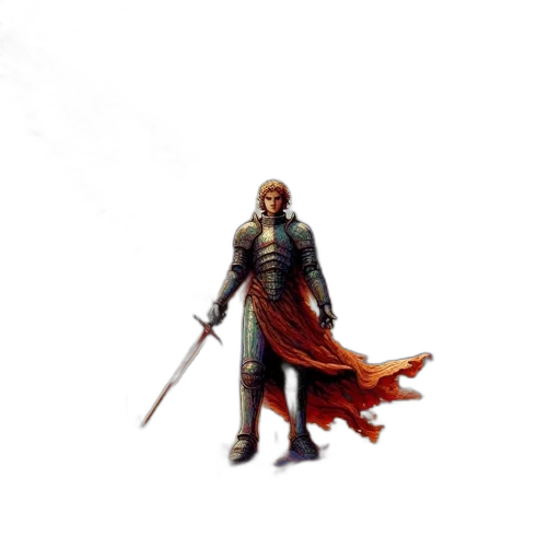 sword, staff, weapon, jacket transparent PNG cut-out
