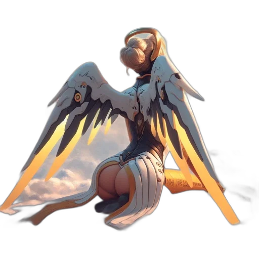 robot, concept art, fantasy art, pixel art transparent PNG cut-out