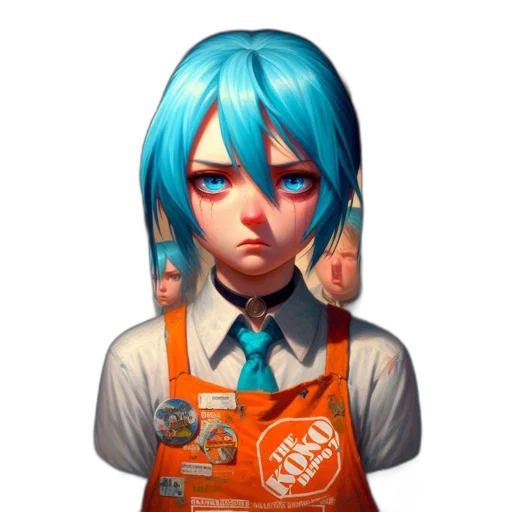 staff, face, robot, jacket transparent PNG cut-out