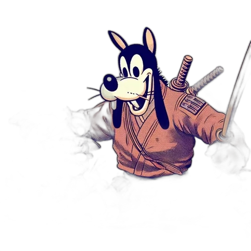 staff, sword, weapon, jacket transparent PNG cut-out