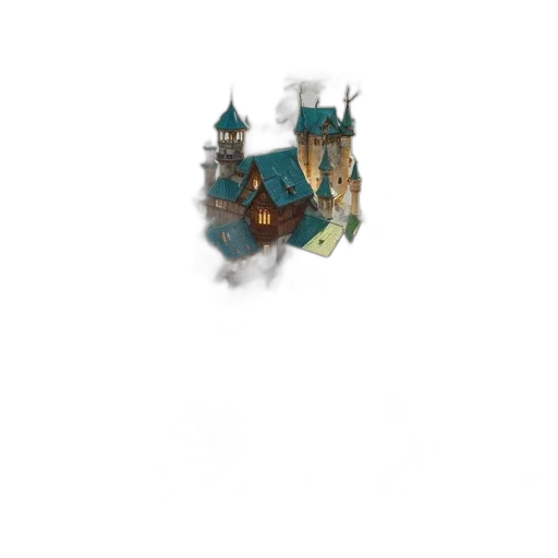 jewelry, crown, building, staff transparent PNG cut-out