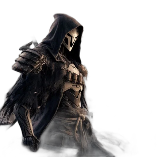 mask, jacket, weapon, concept art transparent PNG cut-out