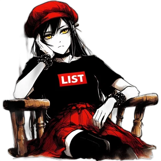 hat, staff, dress, anime transparent PNG cut-out