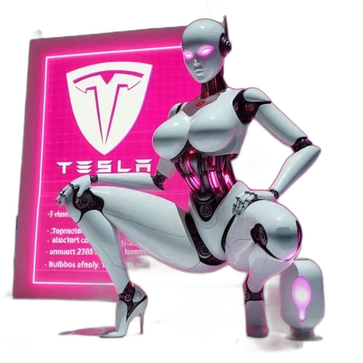 robot, concept art, 3d render, cyberpunk transparent PNG cut-out