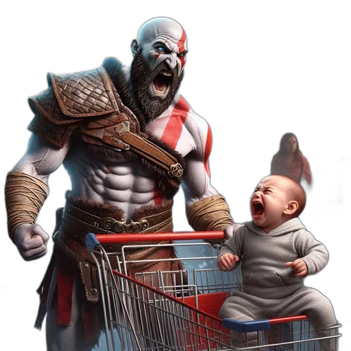 concept art, fantasy art, comic book art, photorealistic transparent PNG cut-out