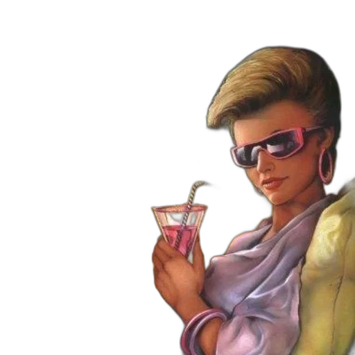 jewelry, vaporwave, cyberpunk, concept art transparent PNG cut-out