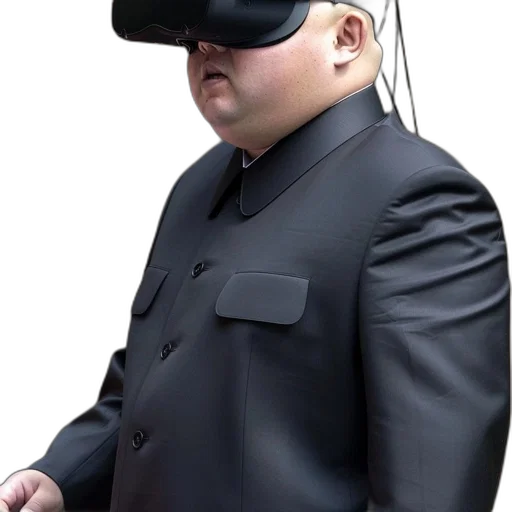 robot, staff, mask, hat transparent PNG cut-out
