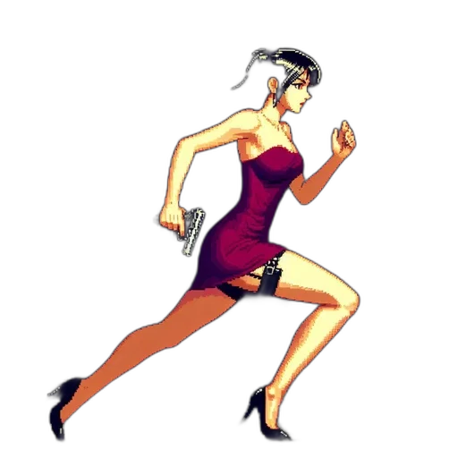dress, staff, cartoon, concept art transparent PNG cut-out