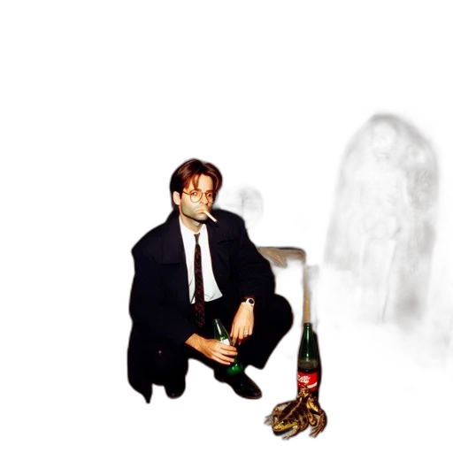 bottle, creature, staff, hair transparent PNG cut-out