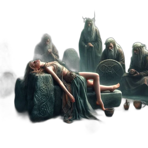 dress, creature, fantasy art, concept art transparent PNG cut-out
