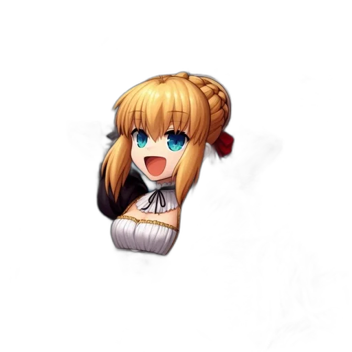 staff, weapon, face, hair transparent PNG cut-out