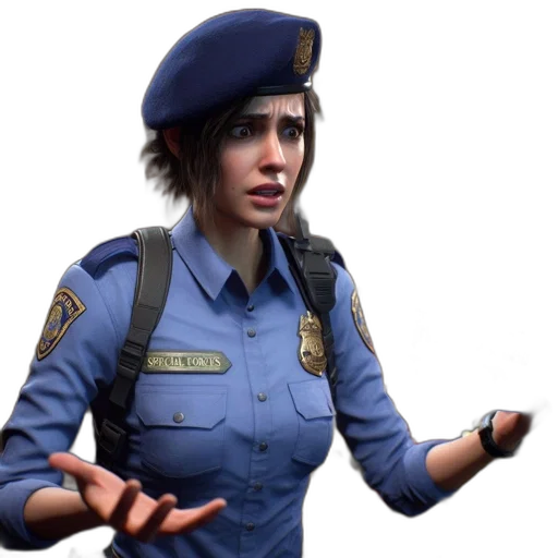 staff, weapon, hat, jacket transparent PNG cut-out