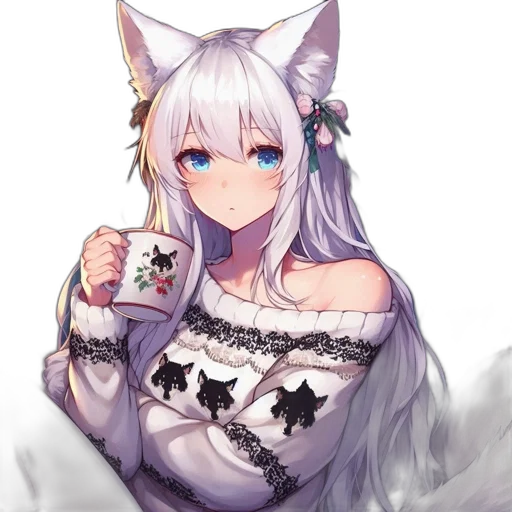 dress, dragon, animal, staff transparent PNG cut-out