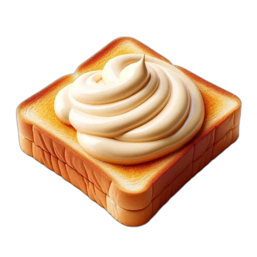 food, crown, photorealistic, 3d render transparent PNG cut-out