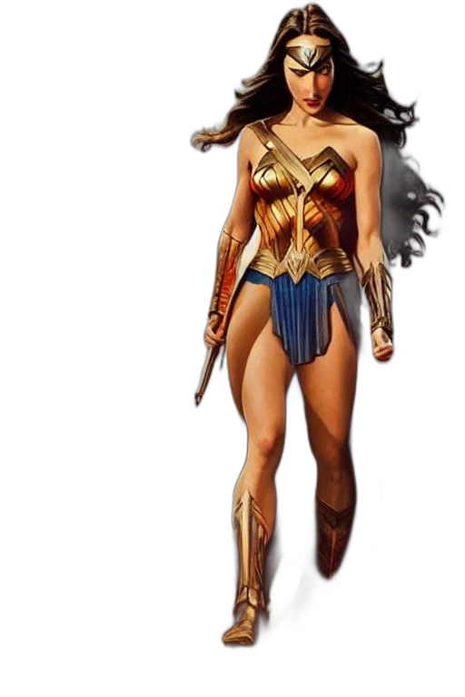 comic book art, concept art, fantasy art, cartoon transparent PNG cut-out
