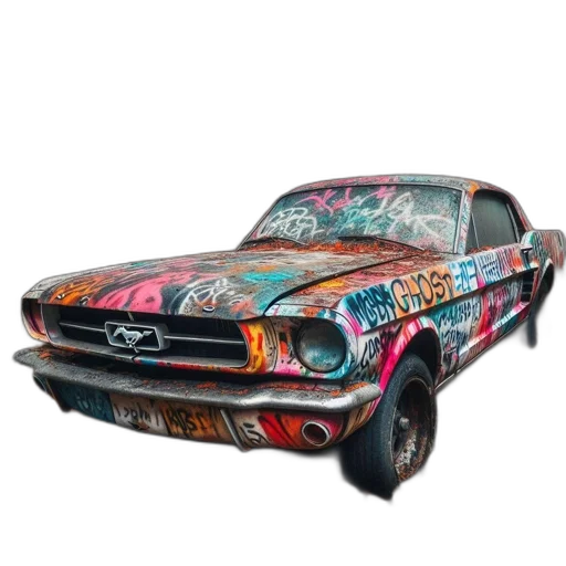 car, photorealistic, concept art, watercolor transparent PNG cut-out