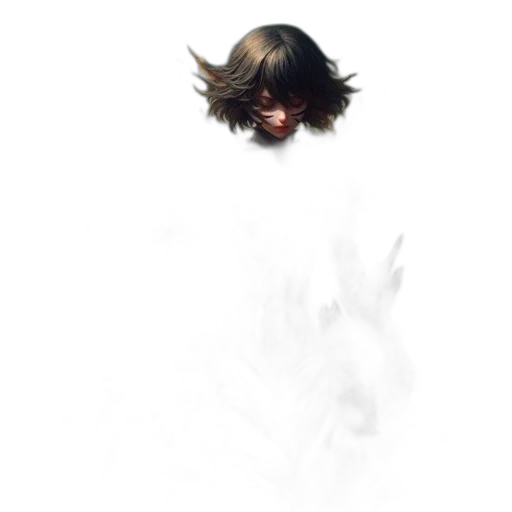 mask, face, hair, creature transparent PNG cut-out
