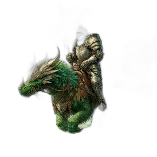 dragon, creature, staff, animal transparent PNG cut-out