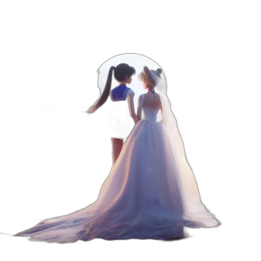 dress, crown, jewelry, robot transparent PNG cut-out