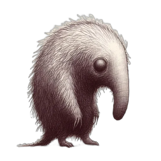 creature, animal, hair, staff transparent PNG cut-out