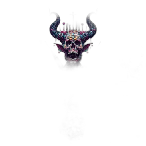 mask, crown, face, creature transparent PNG cut-out