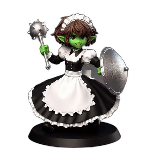 staff, robot, concept art, 3d render transparent PNG cut-out