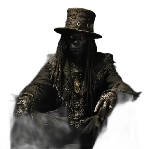 staff, hat, mask, jewelry transparent PNG cut-out