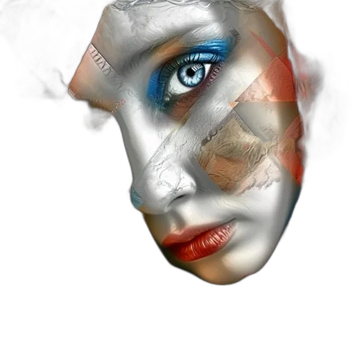 mask, face, robot, jewelry transparent PNG cut-out