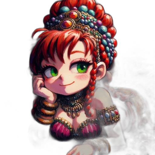 jewelry, staff, crown, fantasy art transparent PNG cut-out