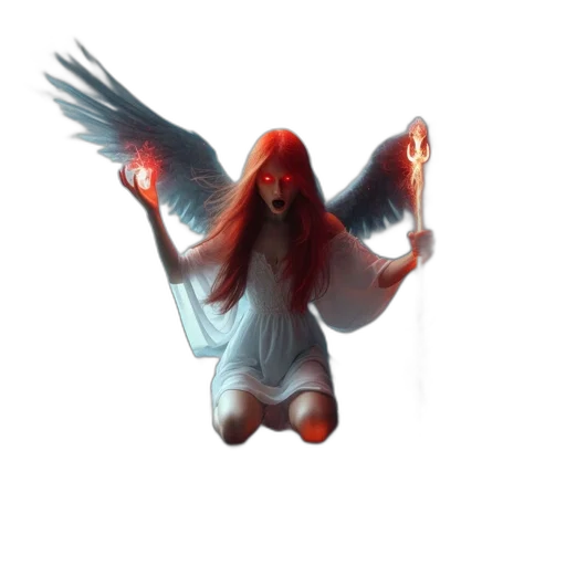 creature, staff, concept art, fantasy art transparent PNG cut-out