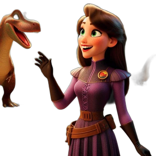 dragon, animal, concept art, 3d render transparent PNG cut-out
