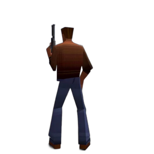 staff, weapon, jacket, robot transparent PNG cut-out