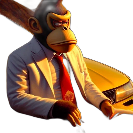 staff, animal, concept art, 3d render transparent PNG cut-out