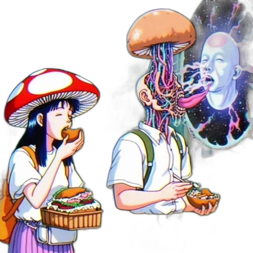 food, robot, mask, creature transparent PNG cut-out