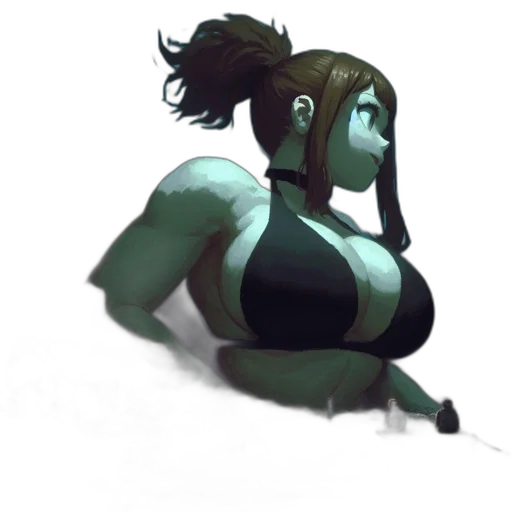 creature, robot, mask, staff transparent PNG cut-out