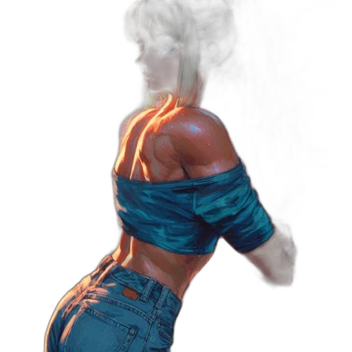 dress, jacket, hair, robot transparent PNG cut-out