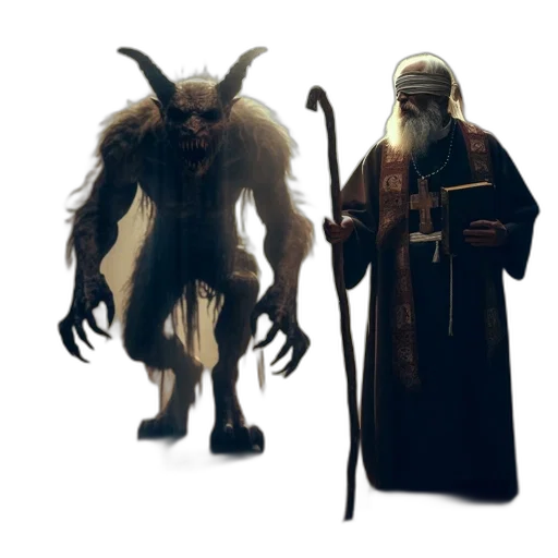 creature, staff, concept art, fantasy art transparent PNG cut-out