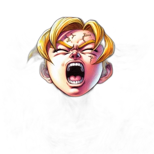 face, mask, staff, creature transparent PNG cut-out