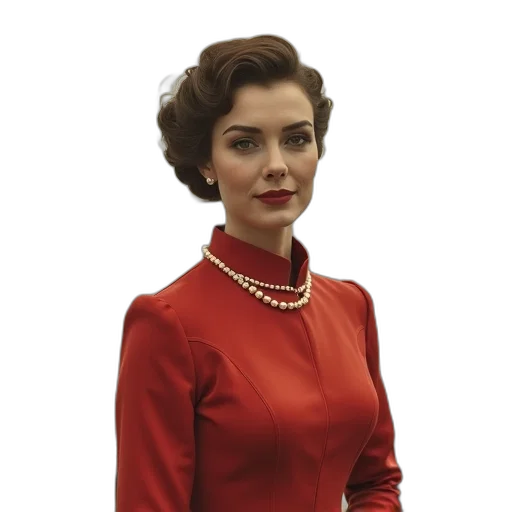 dress, staff, jewelry, crown transparent PNG cut-out