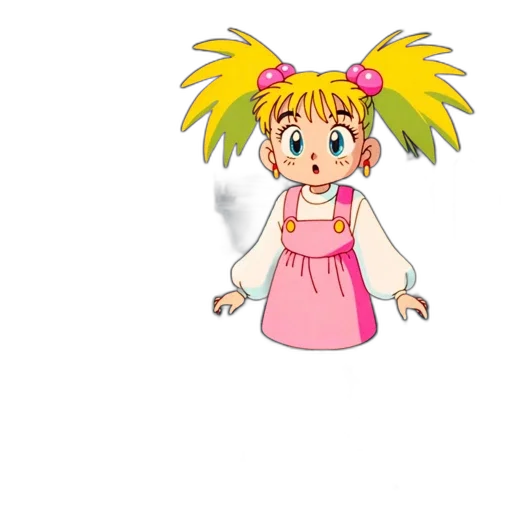 staff, flower, dress, creature transparent PNG cut-out